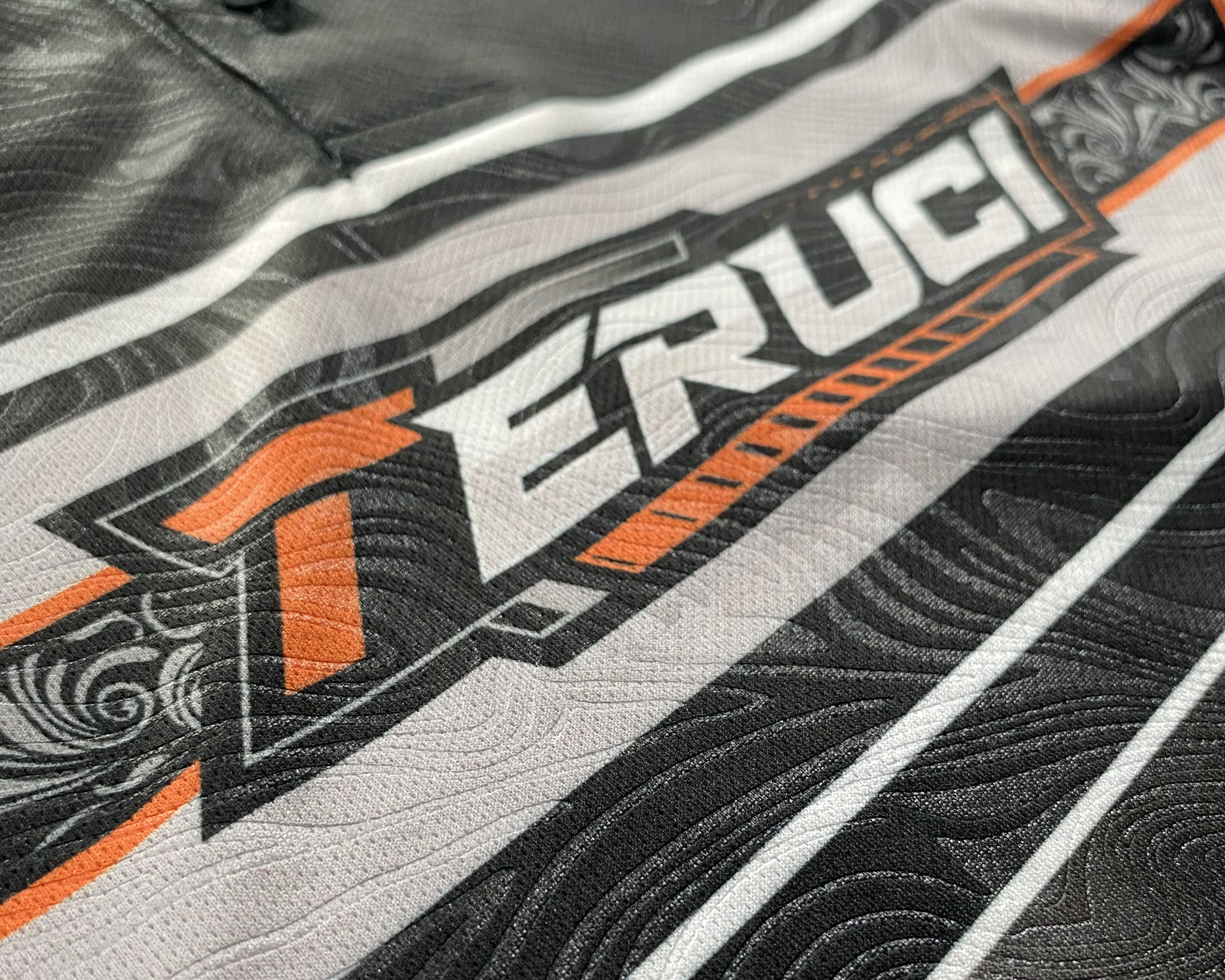 Bahan jersey Emboss premium dengan tekstur eksklusif untuk jersey custom Palembang